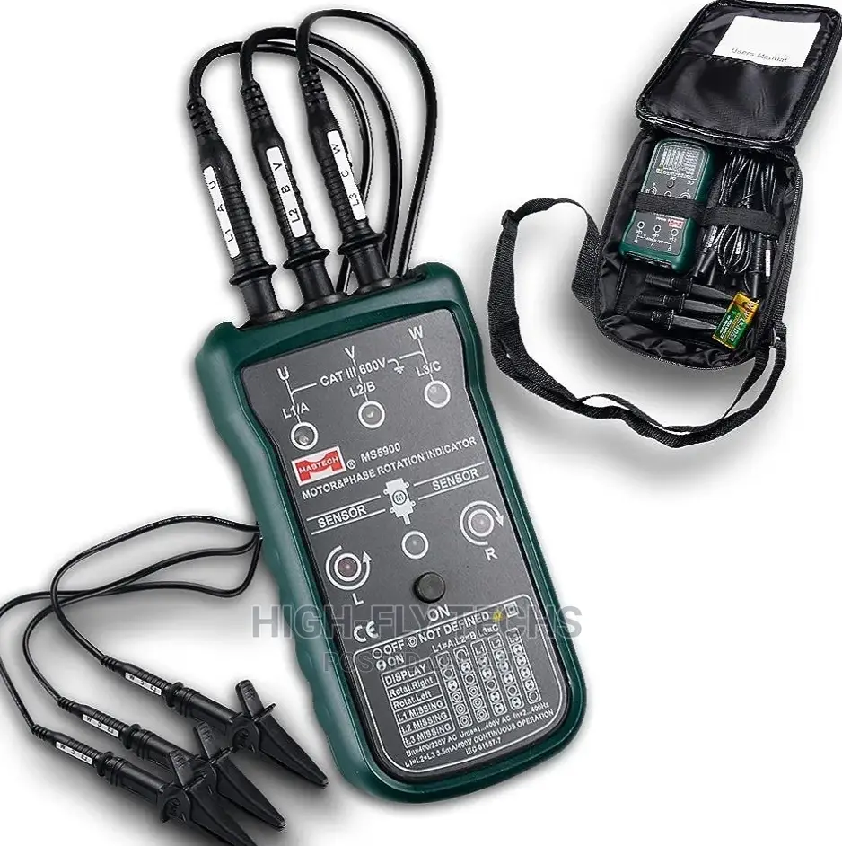 Mastech Ms5900 3 Motor Phase Rotation Indicator