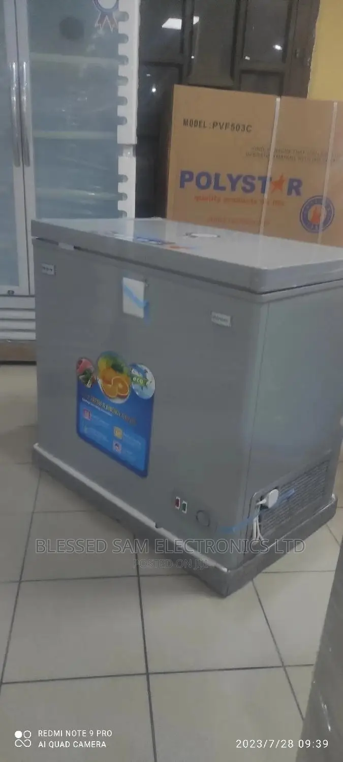 New One Polystar Chest Freezer 322L Extra Door Fast Cooling