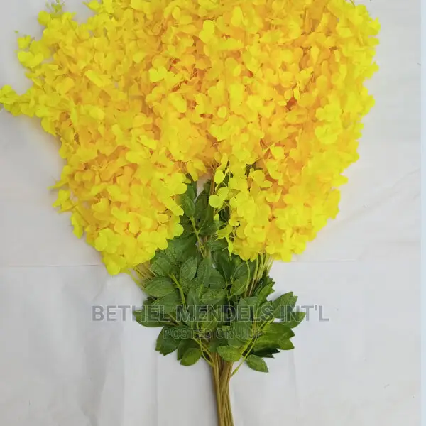 Wholesales Of Artificial Wisteria Flowers For Interior Decor in Ikeja