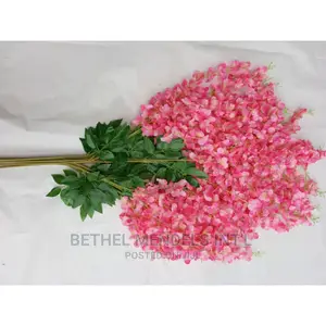 Artificial Flowers | Fake Pink Wisteria Available in Abuja