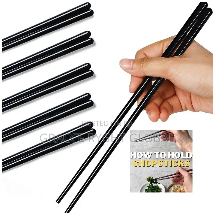 10pairs Alloy Reusable Chopsticks