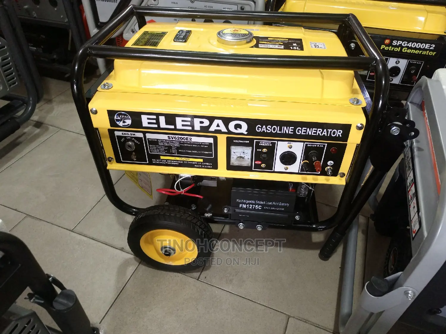 Elepaq Generator SV6200E2 3.5 KVA