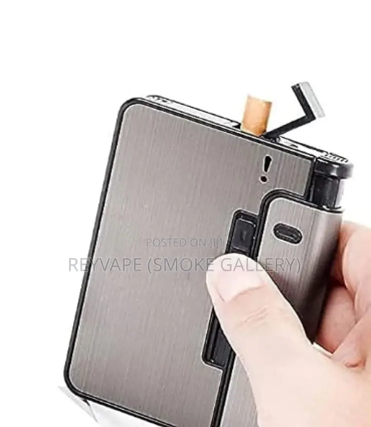 Cigarette Case With Inbuilt Cigarette Lighter