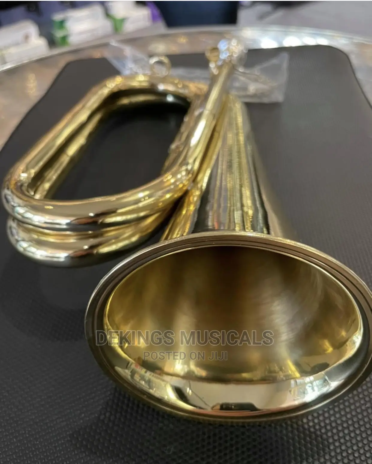 A Military Professional Bugle Wood Wind Instruments Gold