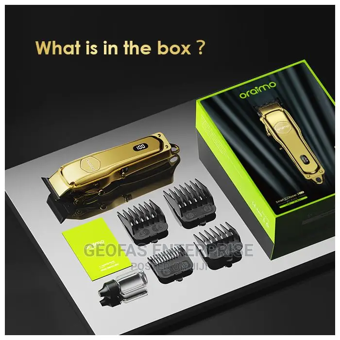 Oraimo Gold Precise Professional Digital Smart Hair Clipper
