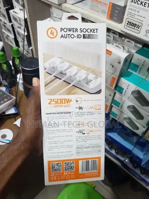 Ldnio SC4408 Power Socket AUTO-ID With 4 USB Port 2500W
