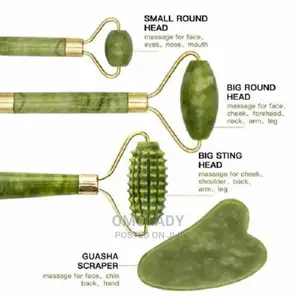 Facial Massage Jade Roller Gua Sha Slimming Face Beauty Tool