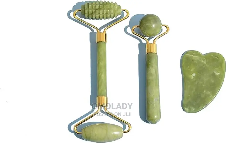 Facial Massage Jade Roller Gua Sha Slimming Face Beauty Tool