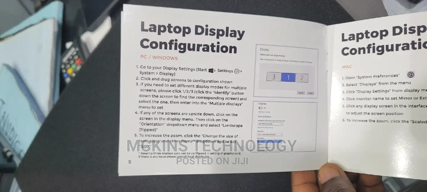 Portable Tri Screen Monitor