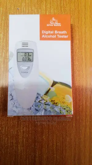 Portable Digital Alcohol Breathalyzer Tester LCD Display Inhaler
