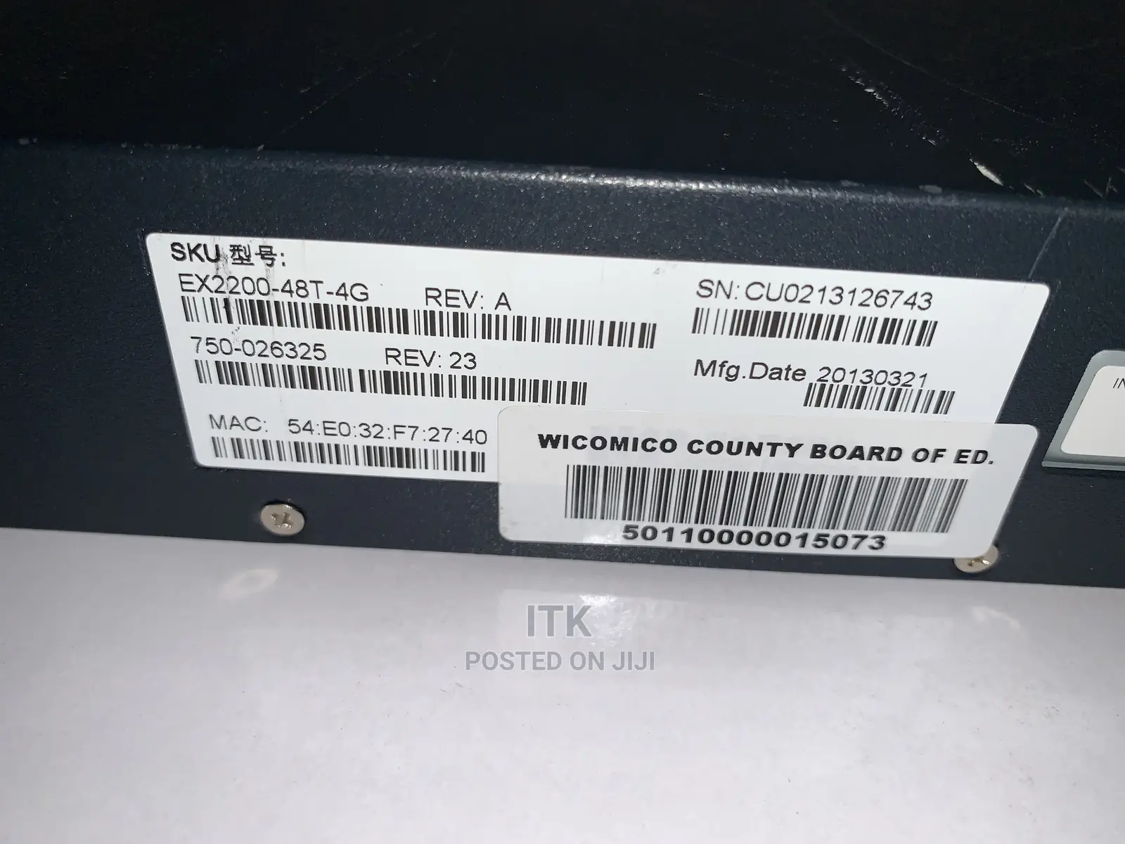 Juniper EX2200-48T-4G Switch