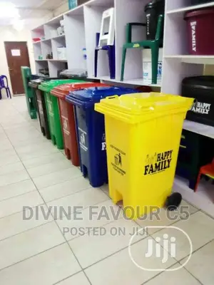 240 Liters High Quality Waste Bin and Wheeler
