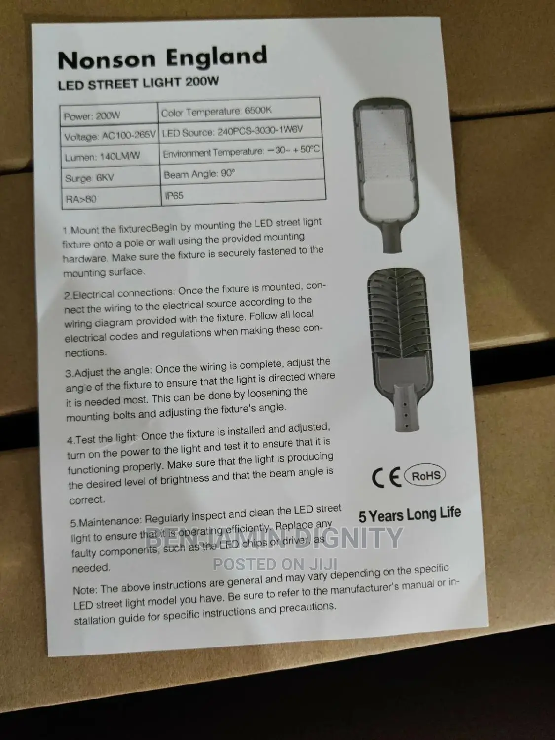 200watts Led Street Light
