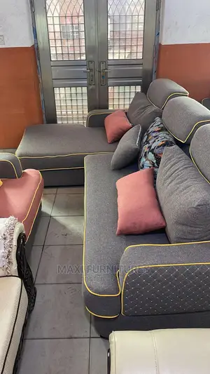 L Shape Fabric Sofa