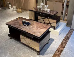 Quality Marble Top Tv Stand And Center Table