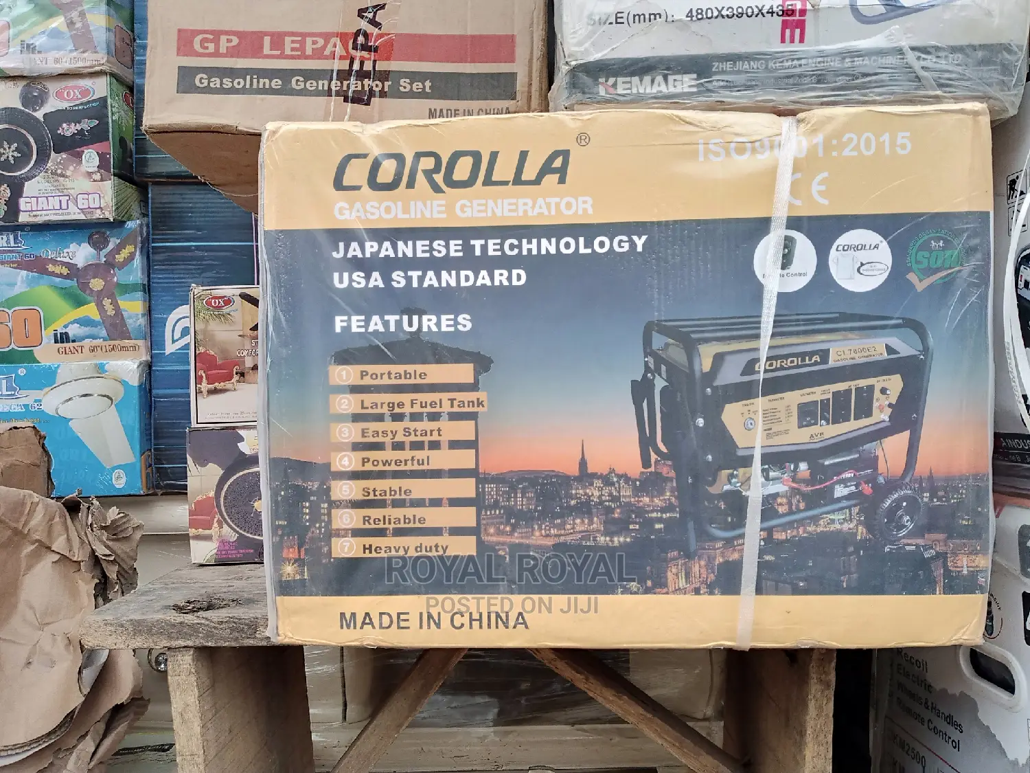 Long Lasting Corolla Powerful Gasoline Generator