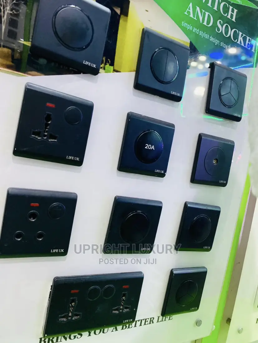 Black Soft Touch Switches