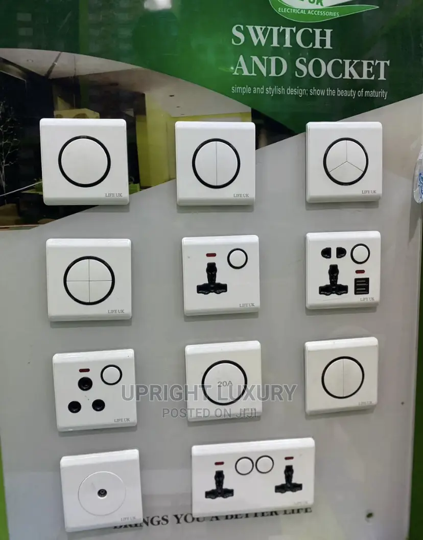 Pure White Soft Touch Switches
