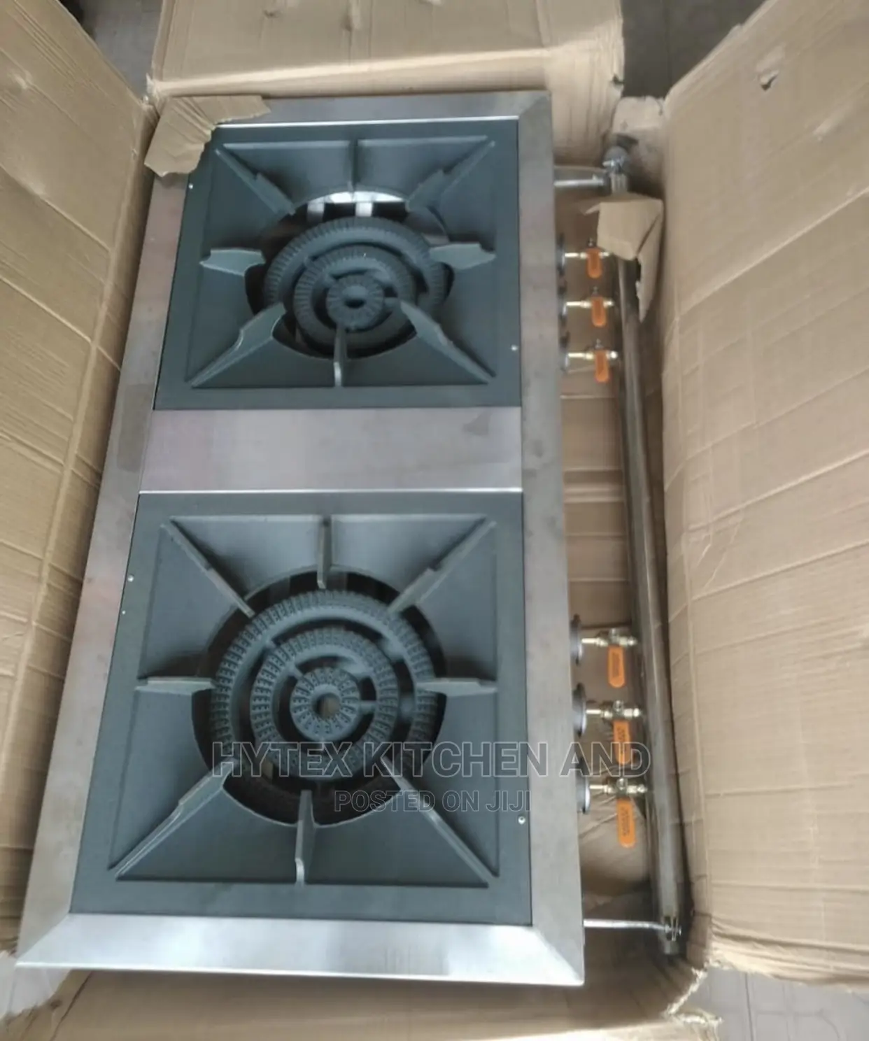 Industrial 4wheel 2burner Gas Cooker