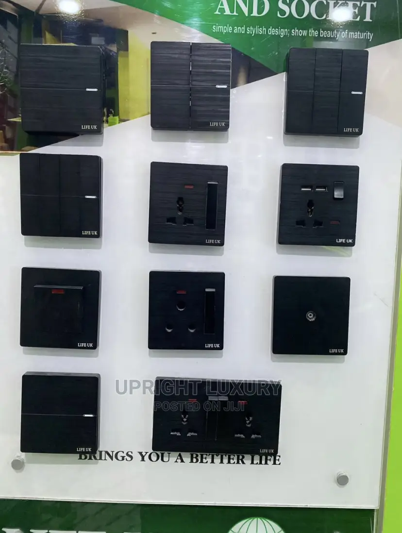 Black Quality Switches/Sockets