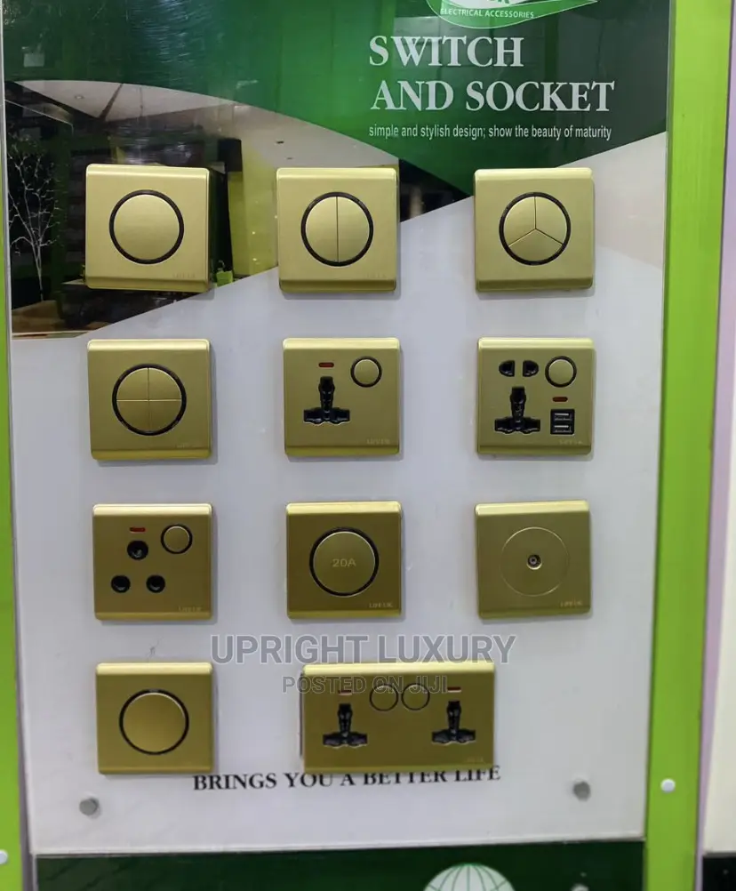 Gold Soft Touch Switches