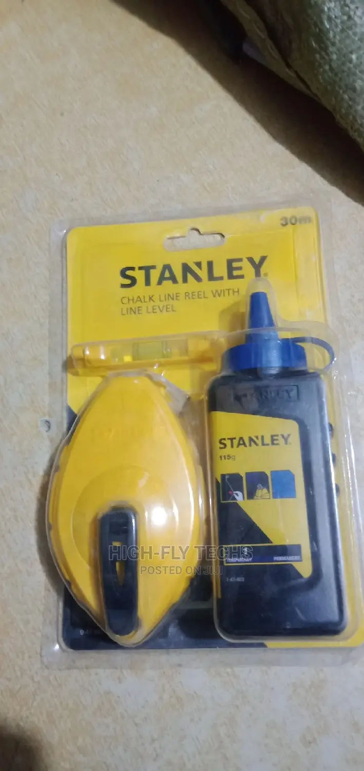 Stanley 30m Chalk Line Reel With Line Level