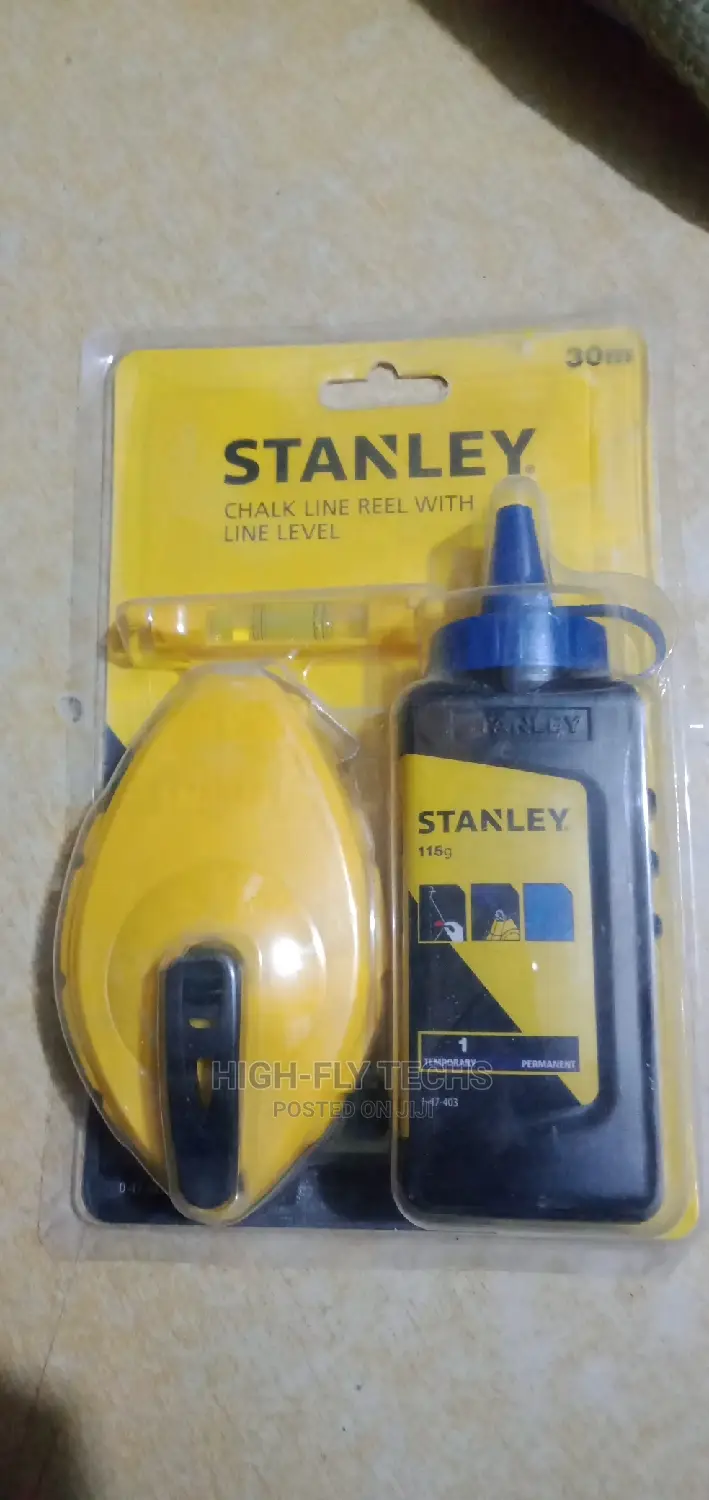 Stanley 30m Chalk Line Reel With Line Level