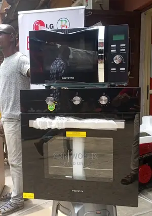 New Polystar 60cm Gas Electric Oven + 60cm Microwave 25L
