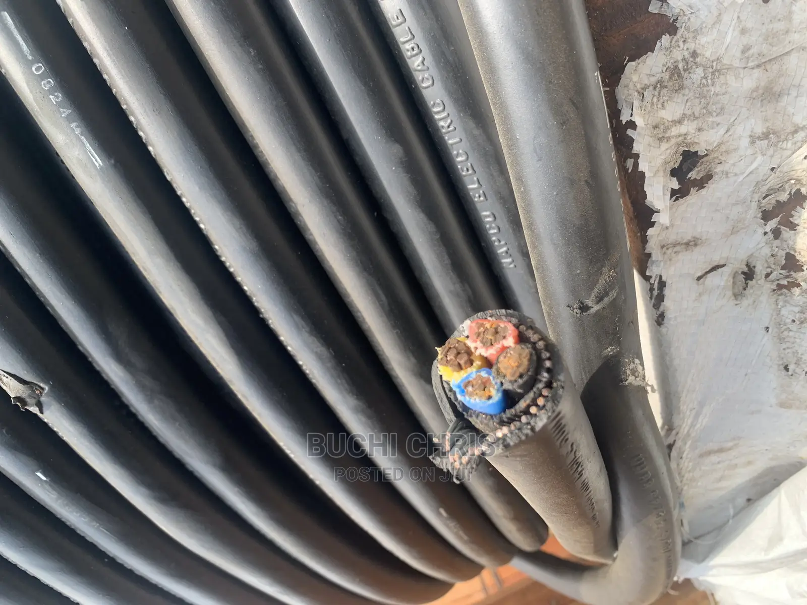 25mmx4 Core Napco Electric Wire Armored