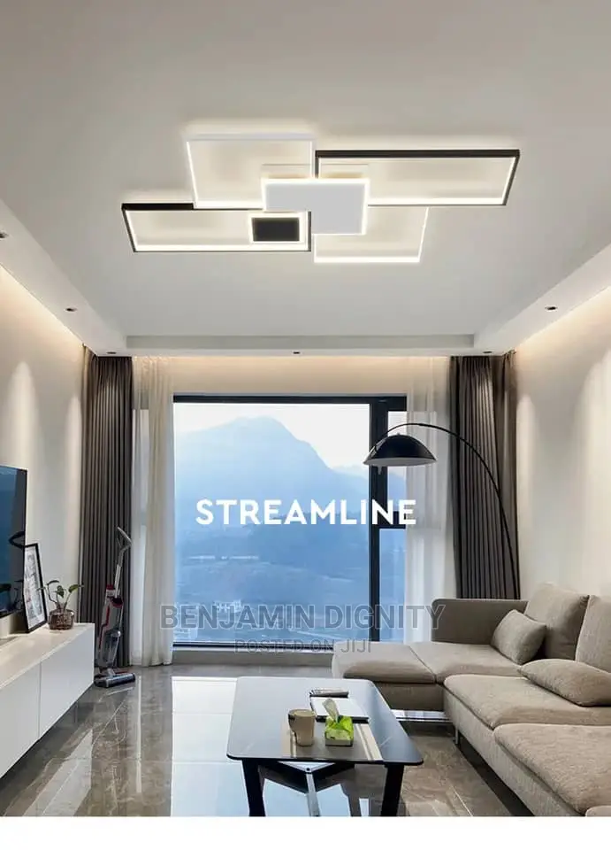Modern Flush Chandelier Light
