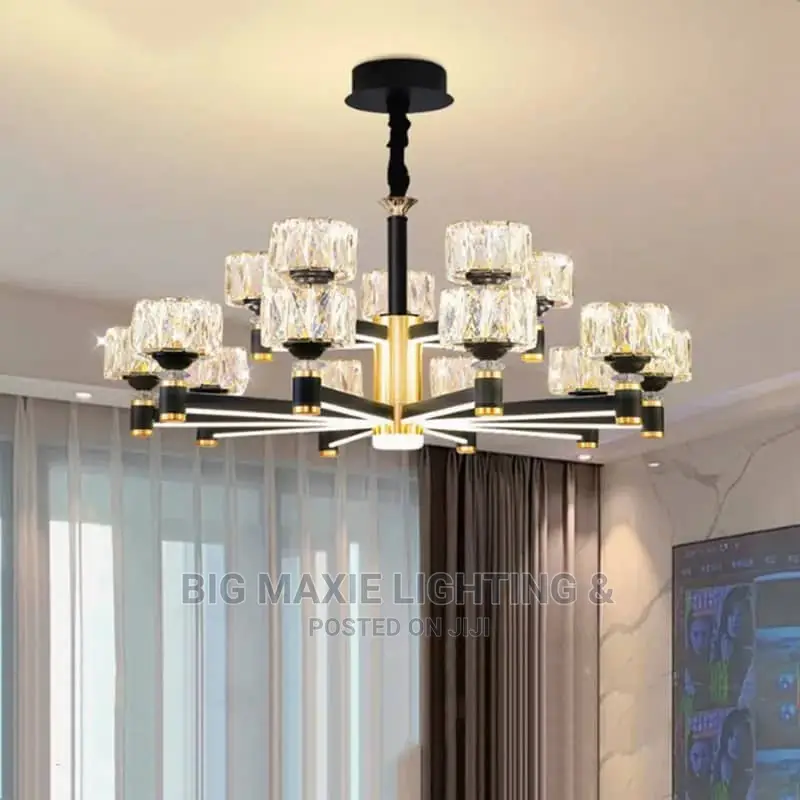 Exotic 2-Tier Living Room Chandelier