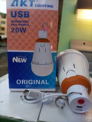20w Akt Rechargeable Bulbs With Usb Cod