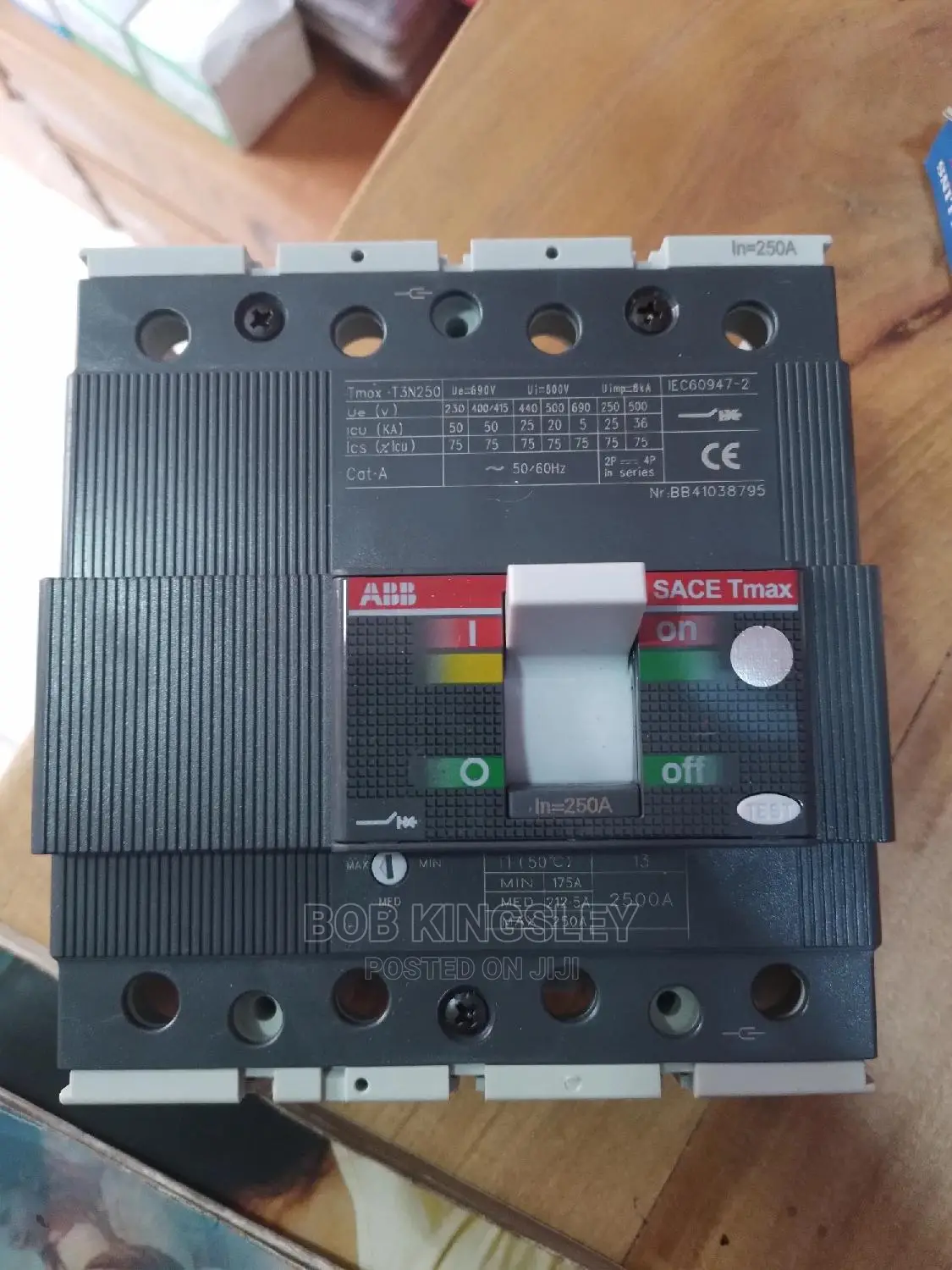 250A 4pole McCb Tmax