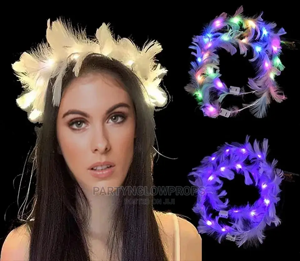 Led Bunny Headbands/Glow Headbands /Led Hair Wreath
