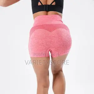 Breathable High Waist Scrunch Butt Running Sports Shorts