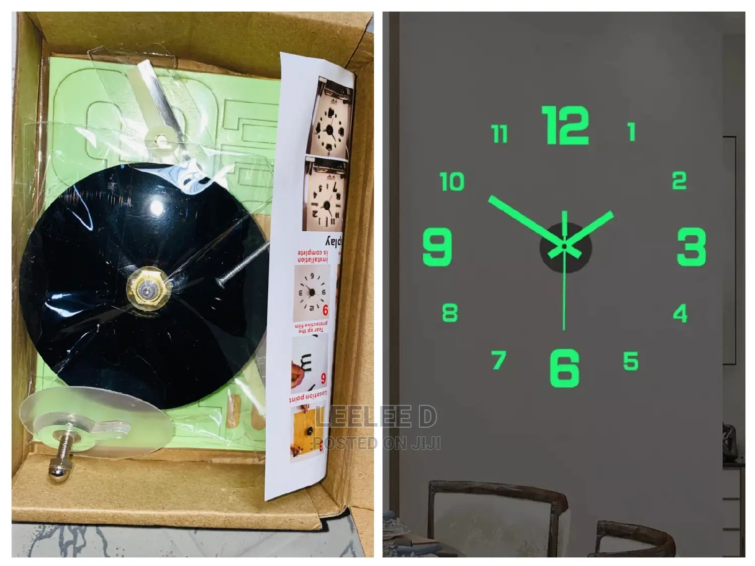 3d Luminous Wall Clock