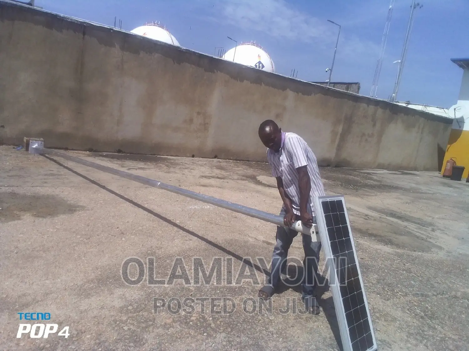 Solar Street Lights With Pole