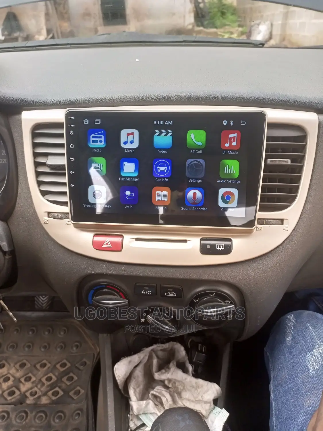 Kia Rio Android Screen 2005/2008 With GPS Navigation (Map)