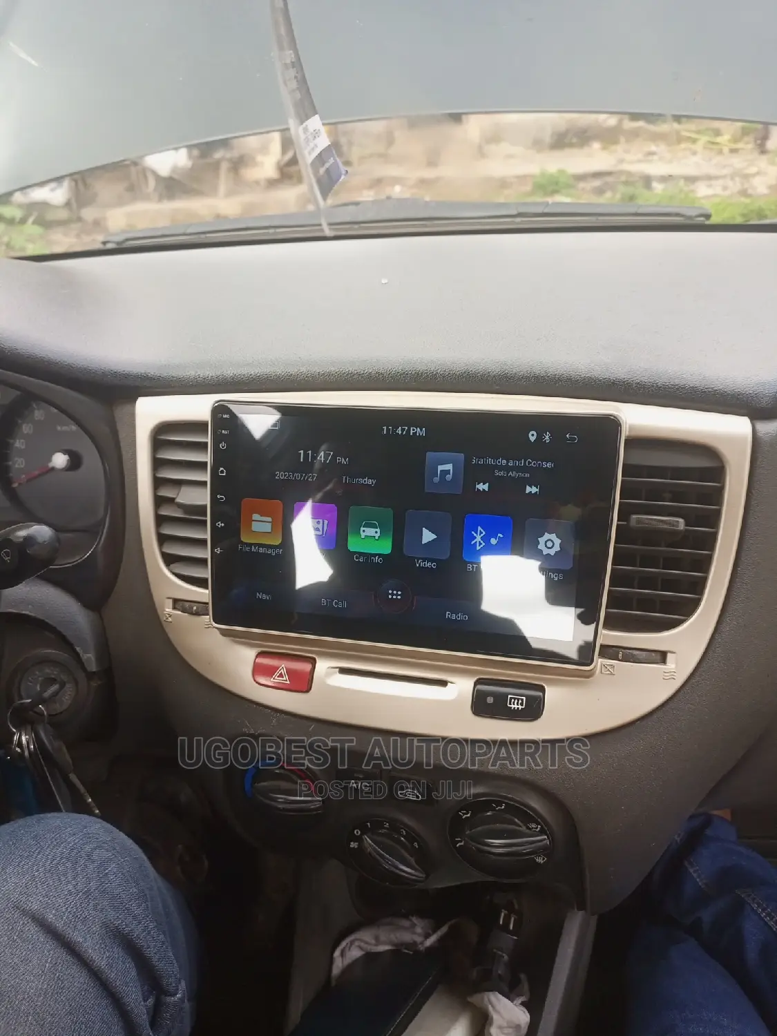 Kia Rio Android Screen 2005/2008 With GPS Navigation (Map)