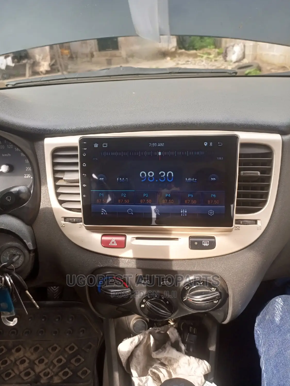Kia Rio Android Screen 2005/2008 With GPS Navigation (Map)