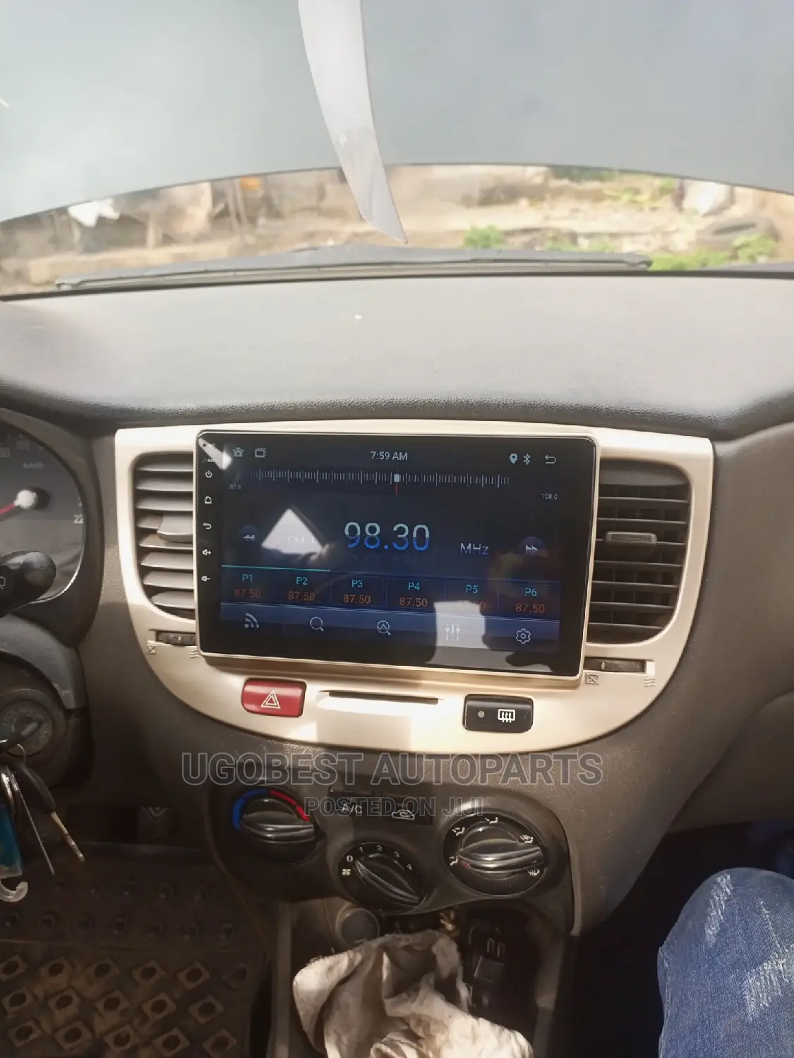 Kia Rio Android Screen 2005/2008 With GPS Navigation (Map)