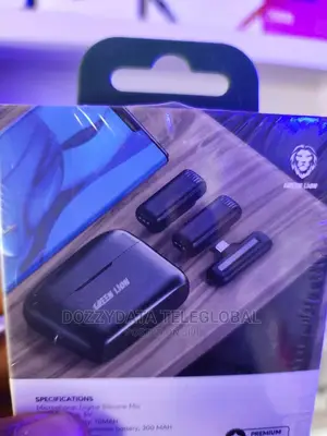 Green Lion 2 in 1 Wireless Microphone With Noise Reduction
