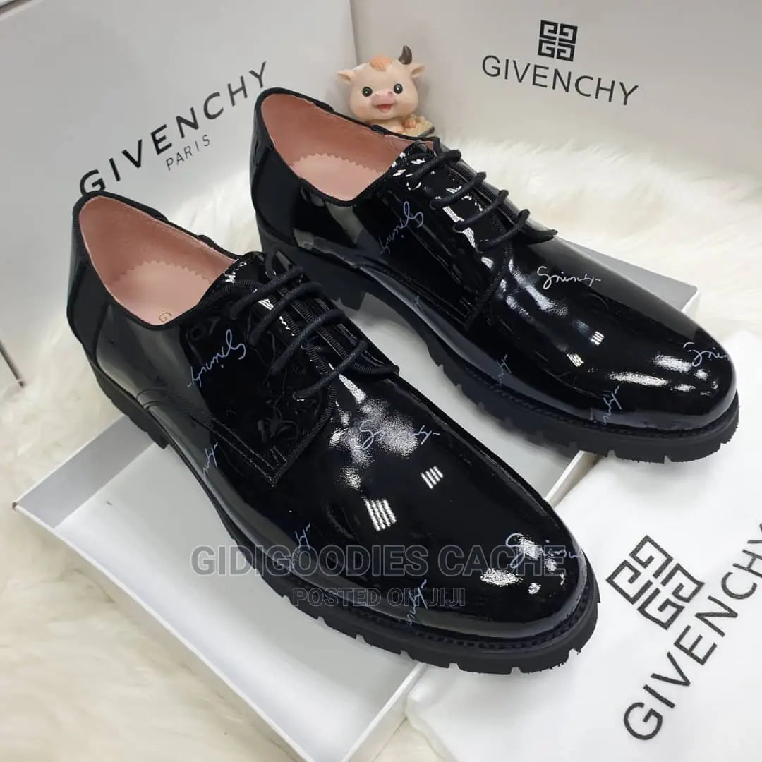 Givenchy Men's Black Neoprene Combat Boots