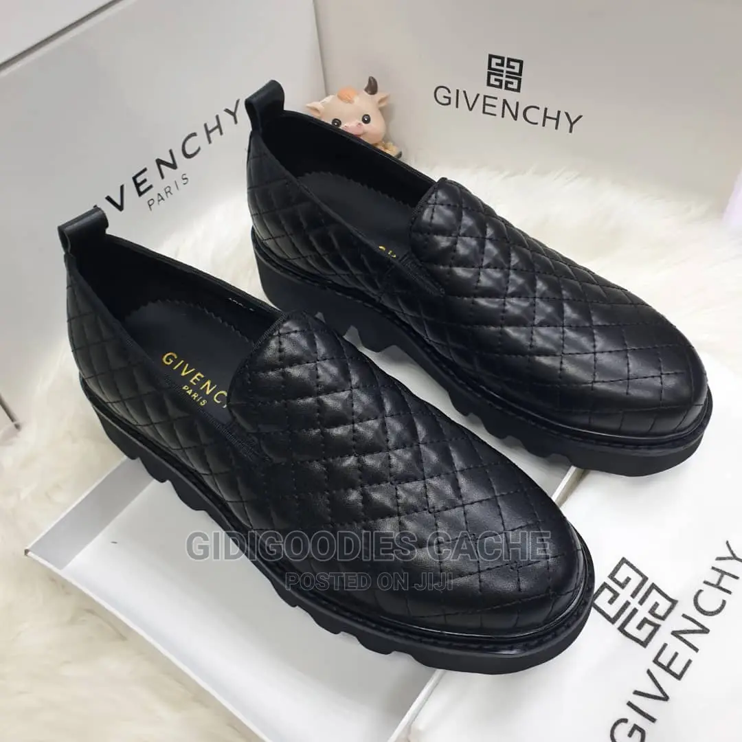 Givenchy Men's Black Neoprene Combat Boots