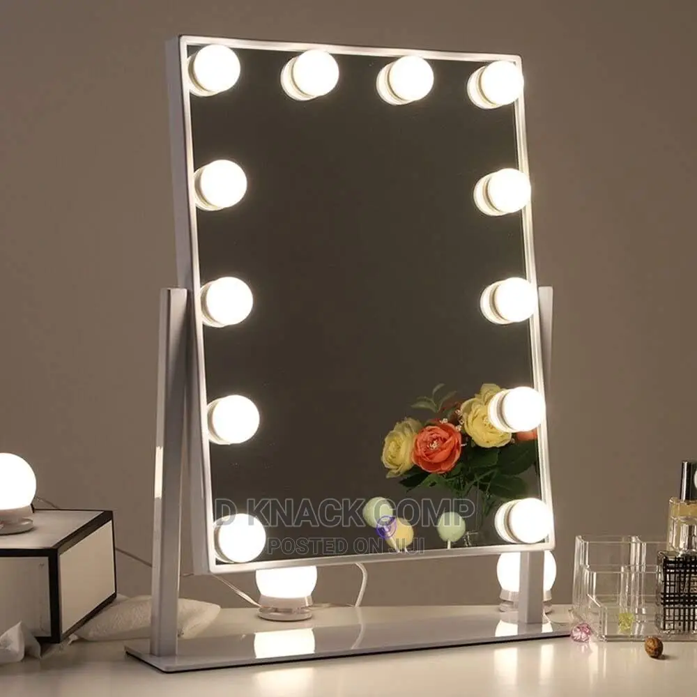 Headlight USB Leds Mirror Lights Kit With 12 Bulbs 3 Modes