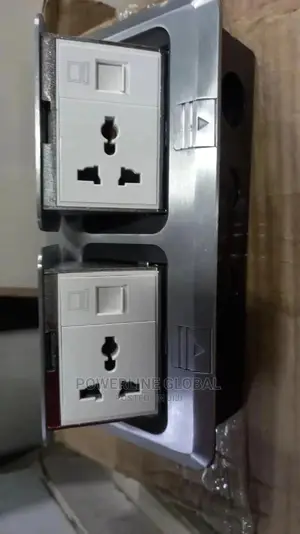 Floor Socket With Telecom Outlet for Offices/ Companies/ Bar