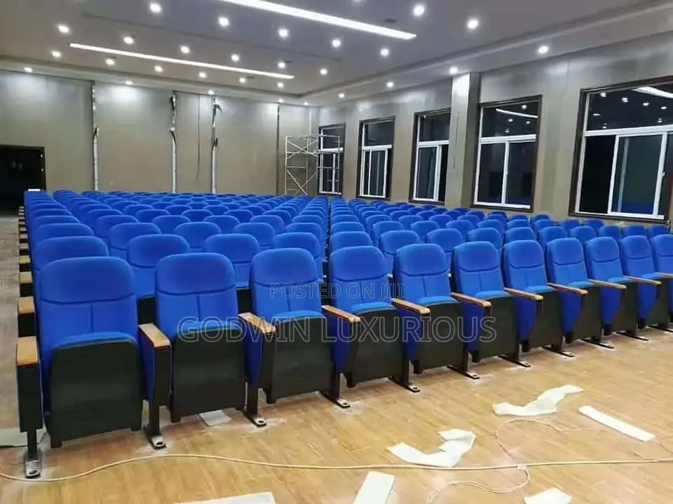 Blue Auditorium Hall Chairs