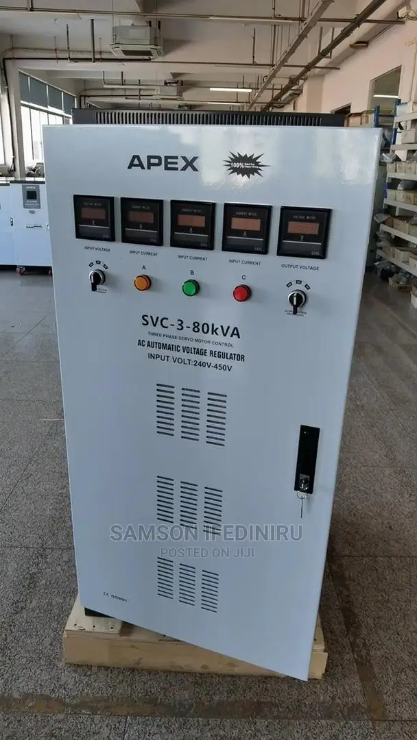 Apex 80kva Servo 3phase Industrial Stabilizer