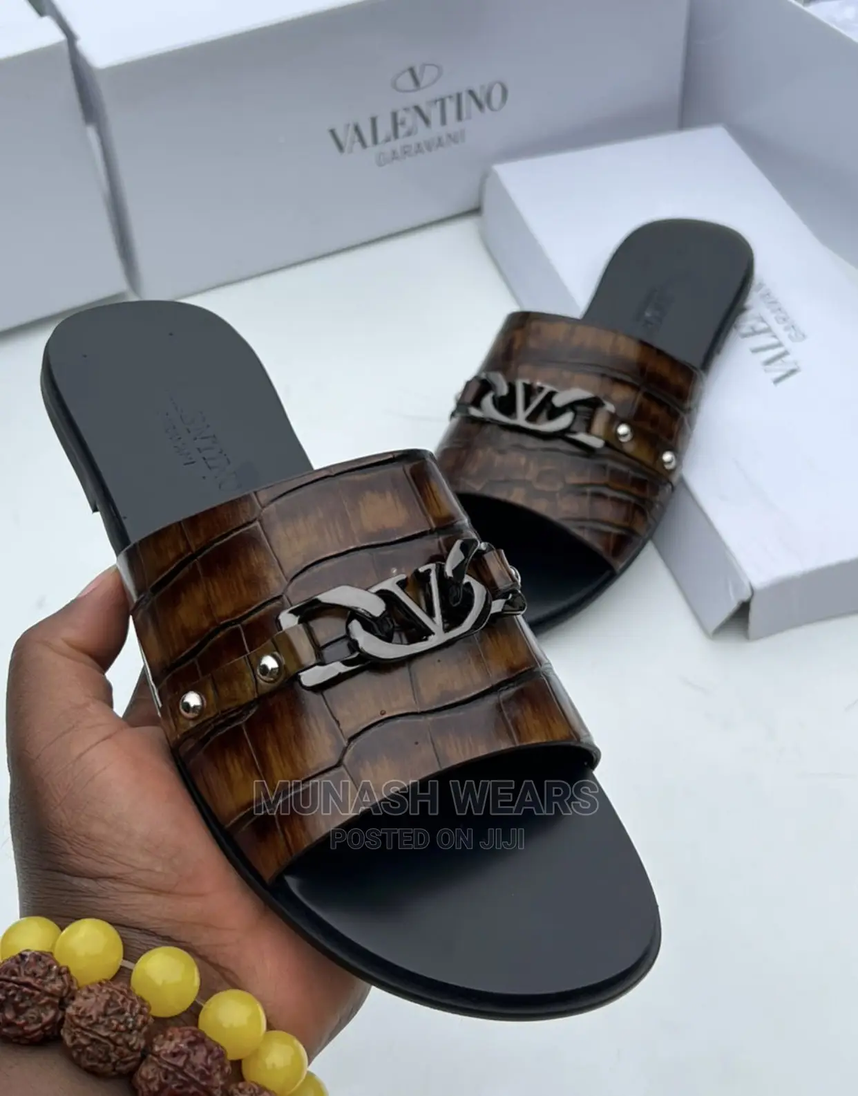 Men Luxury Leather Slipers Collection