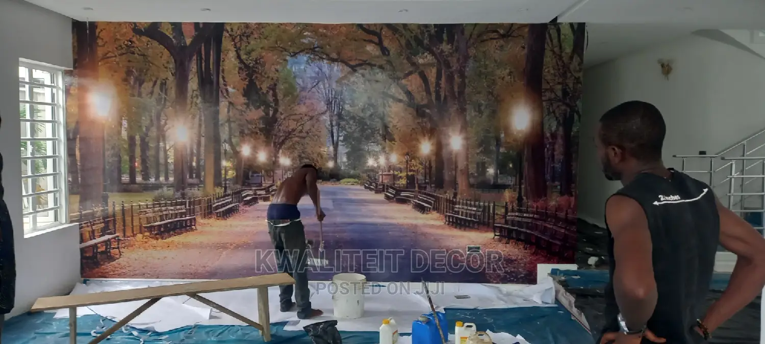 Wall Mural Installation